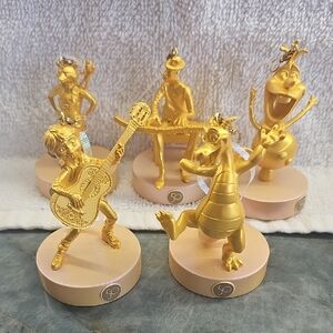 Gold 50th Anniversary Disney EPCOT Character Christmas/ Collector Ornaments